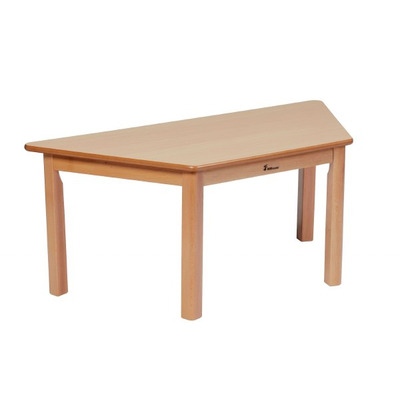 Wooden Trapezoid Tables