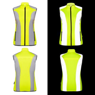 BTR Womens Reflective High Visibility Running & Cycling Vest SECONDS