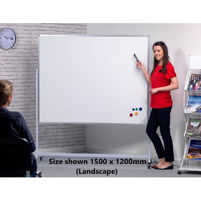 Mobile Double-Sided Whiteboards