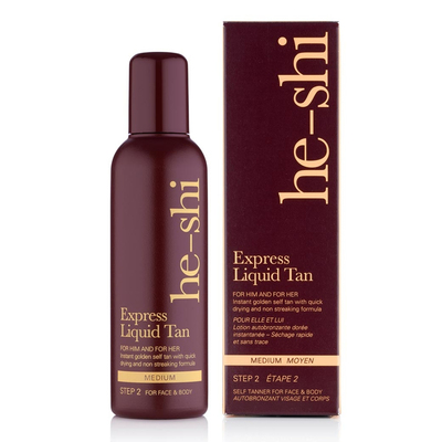 He-Shi Express Liquid Tan 300ml - Medium Shade (DHA 6%)