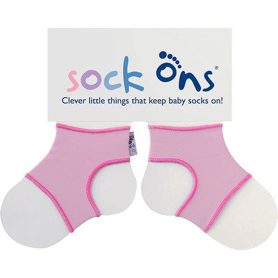 Baby Sock Ons - Baby Pink (Age: 0-6 mths)