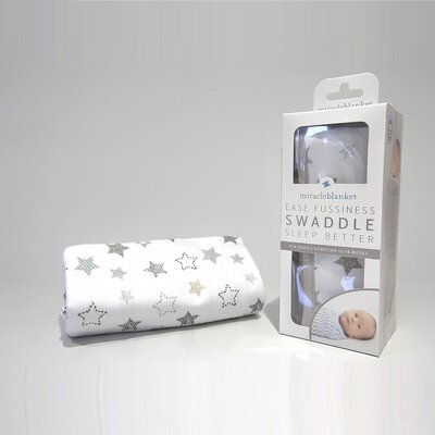 Miracle Blanket Swaddle Prints (Design: Grey Star)