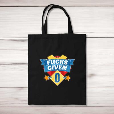 Fucks Given Tote Bag
