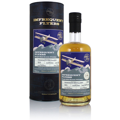 Teaninich 2008 14 Year Old  Infrequent Flyers Cask #1810