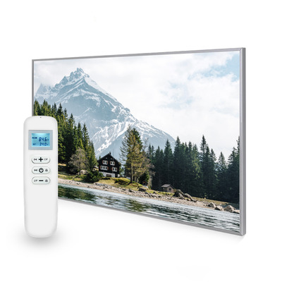 795x1195 Swiss Chalet Picture Nexus Wi-Fi Infrared Heating Panel 900W - Electric Wall Panel Heater