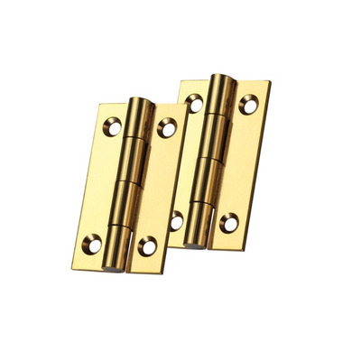 Zoo Hardware Top Drawer Fittings Cabinet Hinges (Various Sizes), Polished Brass - TDF100PB POLISHED BRASS - 75mm x 41mm x 2mm