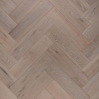 Riviera Click 14/3 x 150mm White Washed Oak Herringbone Engineered Wood Flooring