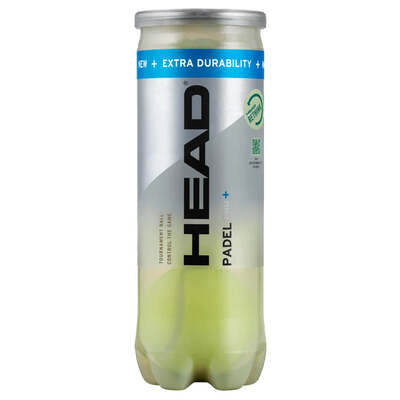 Head Pro+ Padel Balls - Tube of 3