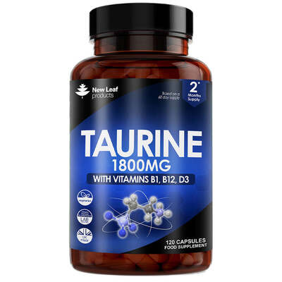 Taurine Capsules with Vitamins B1, B12, D3 Capsules