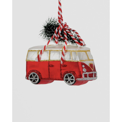 Xmas Love Campervan Bauble