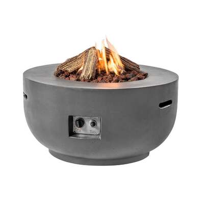 Propane Fire Pit Bowl 91cm Grey