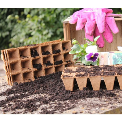Wood Fibre Seed Trays 72 Cells