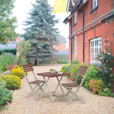 Wooden Outdoor Burley Bistro Set