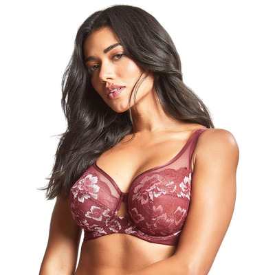 Panache Sabrina High Apex Balcony Bra - Red Rose - 30D
