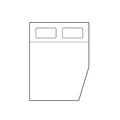 One Side Corner Cut off