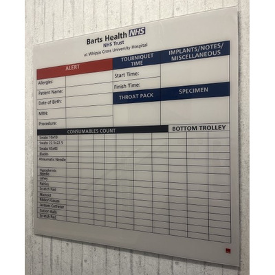 Casca Printed Glass Board 800 x 800mm