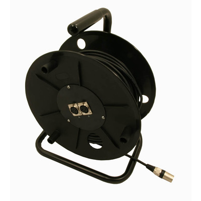 Microphone Snake  - Roll Up Lead On Reel 50m 1 Input