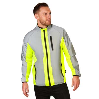 BTR High Visibility Reflective Cycling & Running Jacket. High Vis