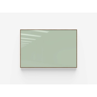 'Area' Oak Framed Glass Board