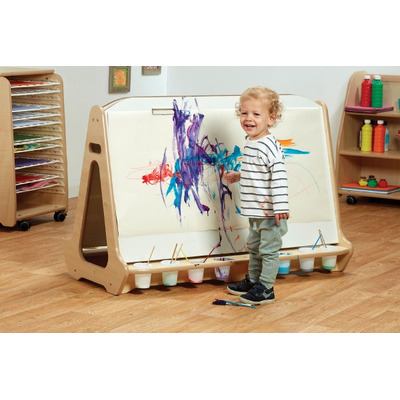Double-Sided 4-Person Easel