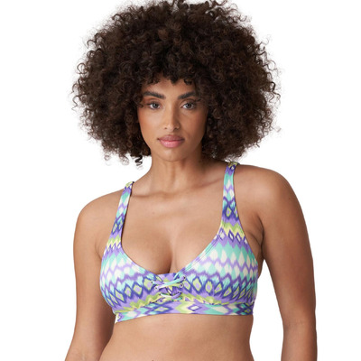 Prima Donna Swim Holiday Plunge Bikini Top - Mezcalita Blue - S - 10