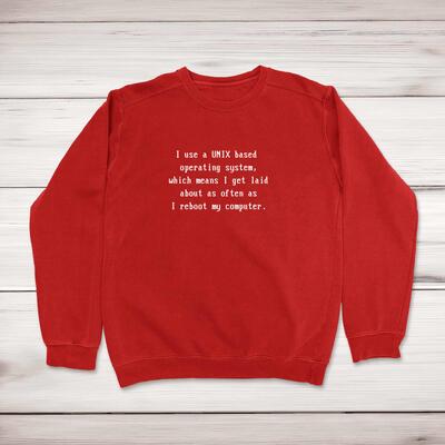 Unix Operating System Sweatshirt