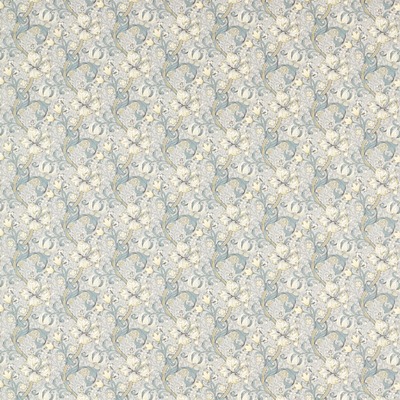 William Morris Golden Lily Fabric Slate Dove F1677/02 - By The Metre