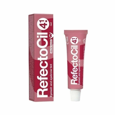 Refectocil Eyelash and Eyebrow, Beards Tinting 15ml - RED 4.1