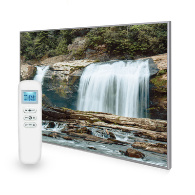995x1195 Waterfalls Picture Nexus Wi-Fi Infrared Heating Panel 1200W - Electric Wall Panel Heater