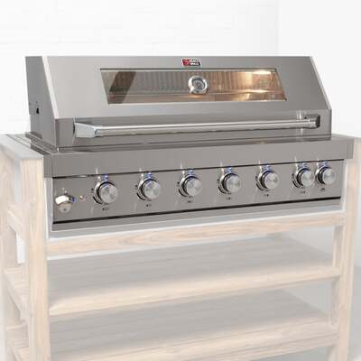 Draco Grills Z640B Deluxe 6 Burner Stainless Steel Build in Gas Barbecue, Mid June 2025