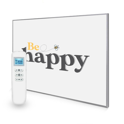 995x1195 Be Happy Quote Nexus Wi-Fi Infrared Heating Panel 1200W - Electric Wall Panel Heater