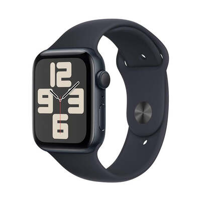 Apple Watch SE (2nd Gen) GPS 44mm Midnight Sport Band (M/L) MXEK3QA/A