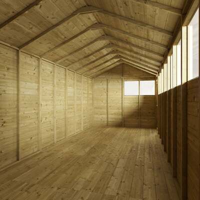 Wooden Garden Shed Apex Windowed