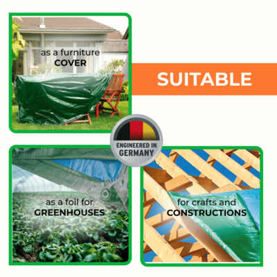Waterproof Tarpaulin Outdoor Protection Cover Rainexo 150g/m²