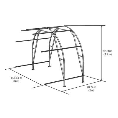 Polytunnel Greenhouse Polycarbonate 6mm
