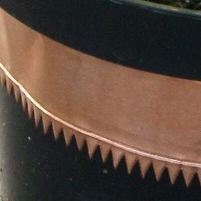 Copper Snail & Slug Tape Serrated