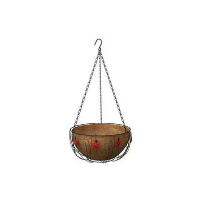 Ladybird Hanging Basket For Garden