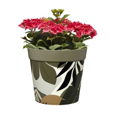 Jungle Plant Pots by Campsis Flowersea 16.8cm Pack of 3