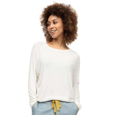 Cyberjammies Piper Slouch Jersey Pyjama Top - White - XL - 16