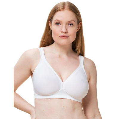 Triumph Modern Soft+ Cotton Non Wired Bra - White - 40B