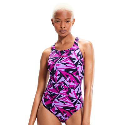 Speedo Hyperboom Swimsuit - Navy/Purple - 30