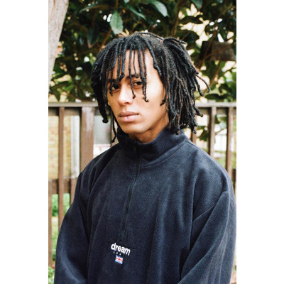Fleece In Black With Dream Sport Embroidery