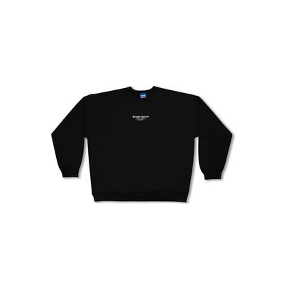 Sweatshirt in Black with Dream Sports Logo Embroidery
