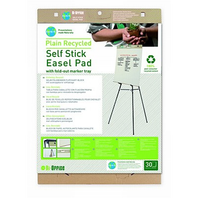 Earth Recycled A1 Sticky Flipchart Pads (Pack of 2)