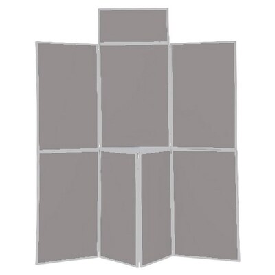 7 Panel Folding Display Stand