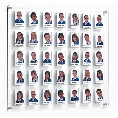 Crystal Wall Staff Photo Boards