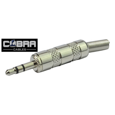 3.5mm Stereo Jack Plug Accepts Up to 4mm Diameter Cable