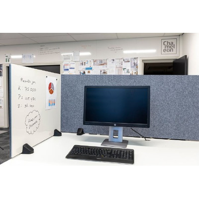 Whiteboard/Pinboard Desk Divider Screens