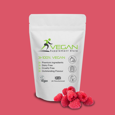 Vegan Complete Protein Powder Shake - Plant Based Protein Powder, Raspberry / 500g