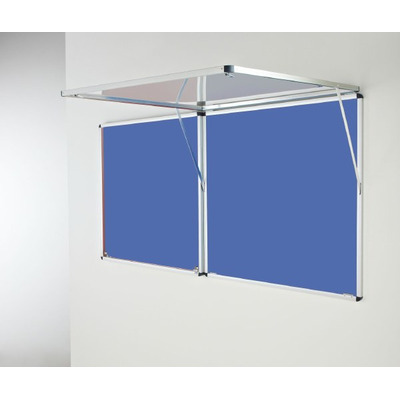 Eco-Sound Top-Hinged Corridor Tamperproof Blazemaster Noticeboard